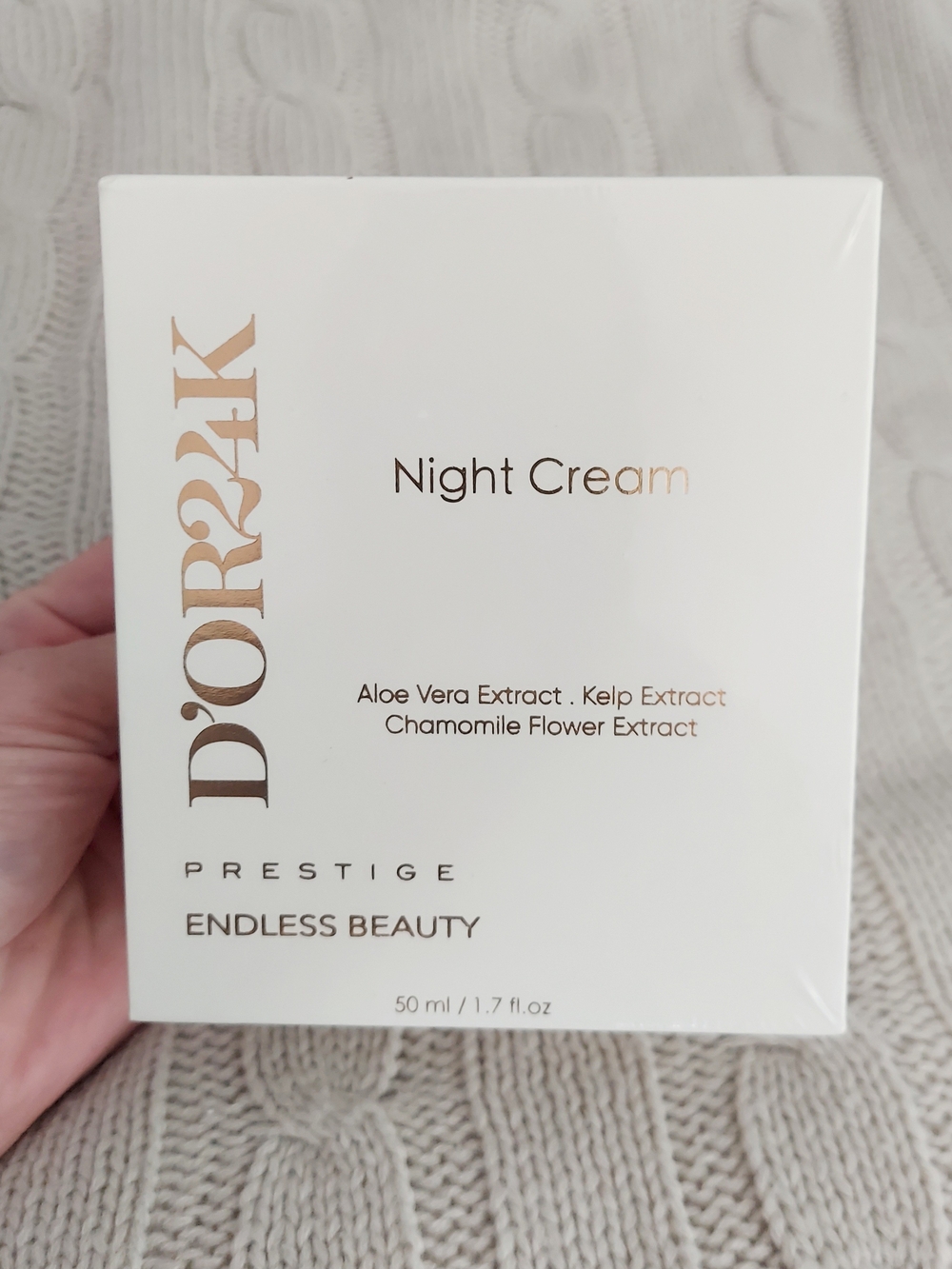 D'OR24K Prestige Night Cream 50ML Full Size NWT Quiet Luxury Cottagecore